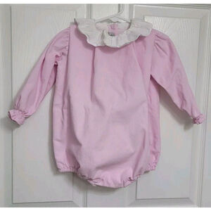 pukatuka long sleeve corduroy pink romper Size 1A 12months‎